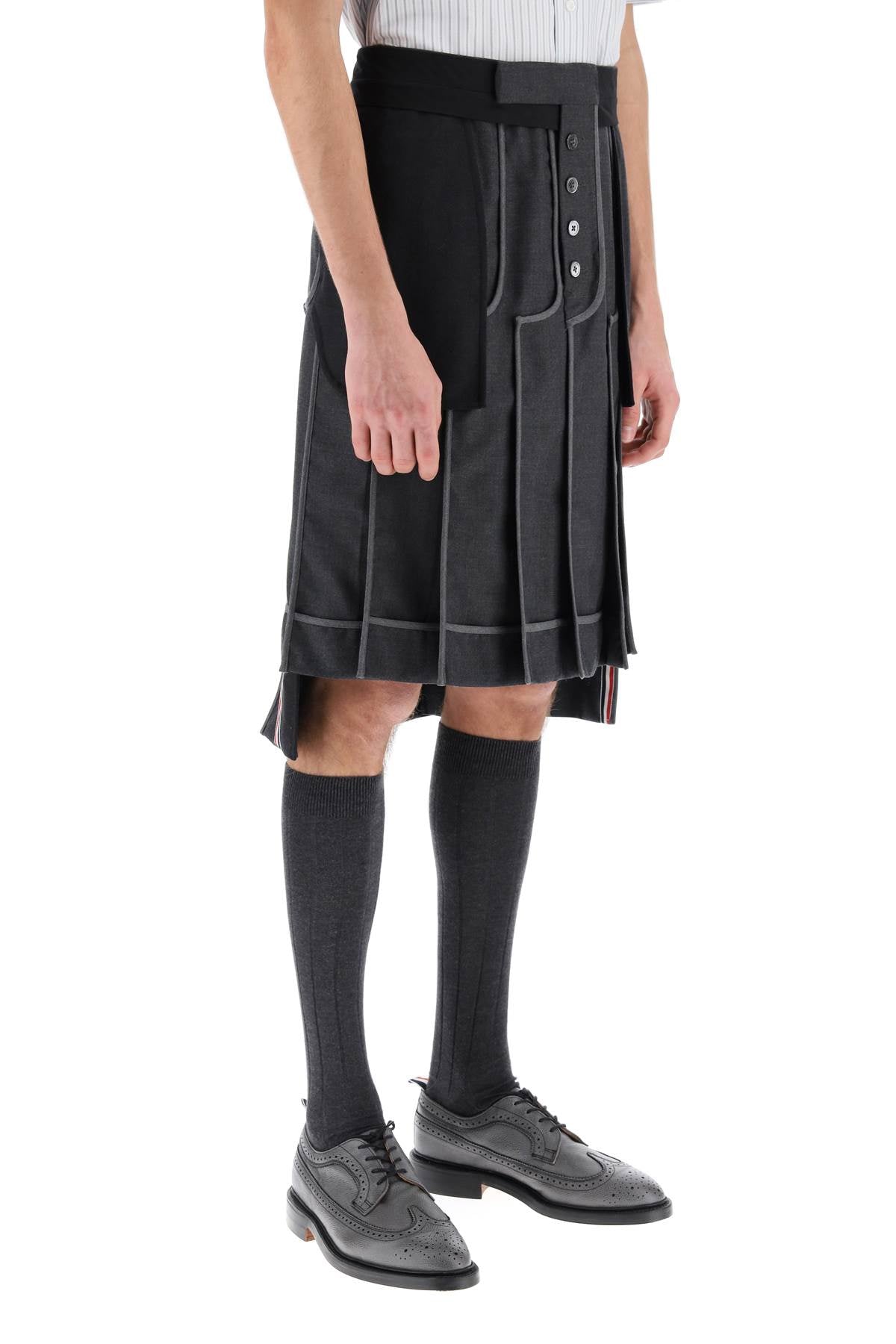 Thom Browne Thom browne inside-out pleated skirt