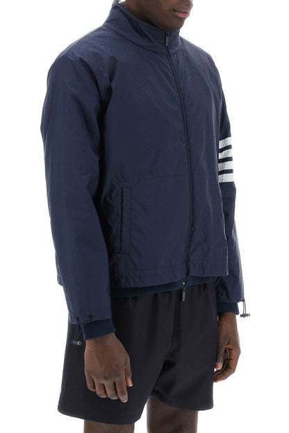Thom Browne Thom browne 4-bar ripstop windbreaker jacket