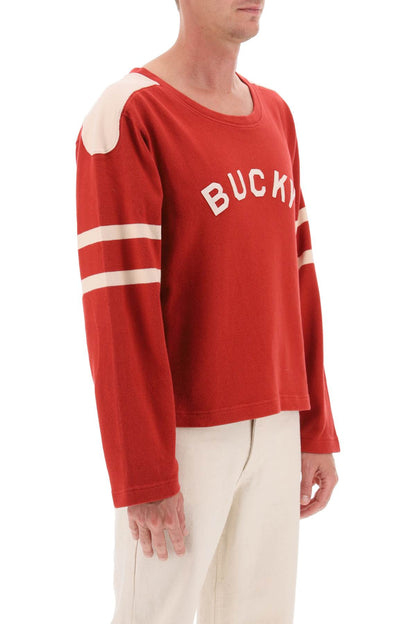 Bode Bode bucky two-tone cotton sweater