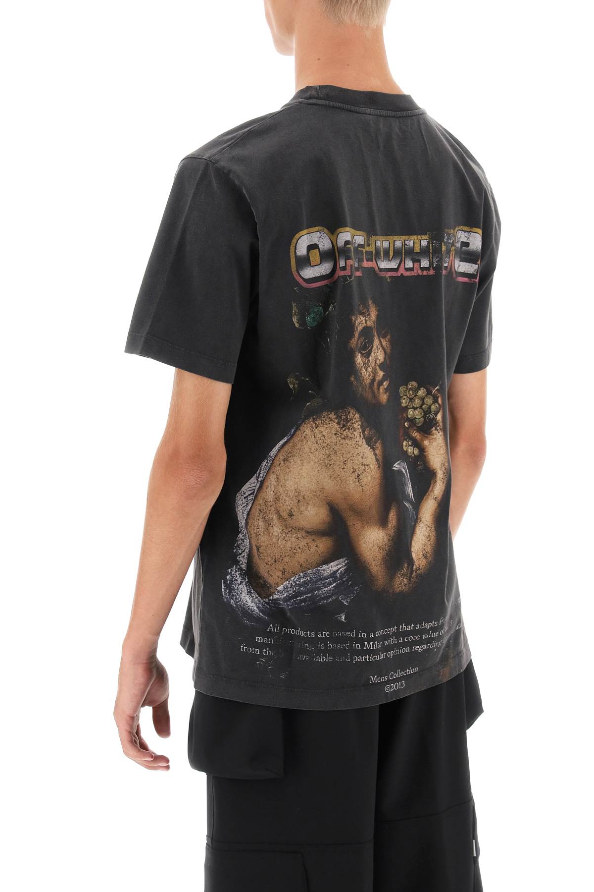 Off-White Off-white t-shirt with back bacchus print