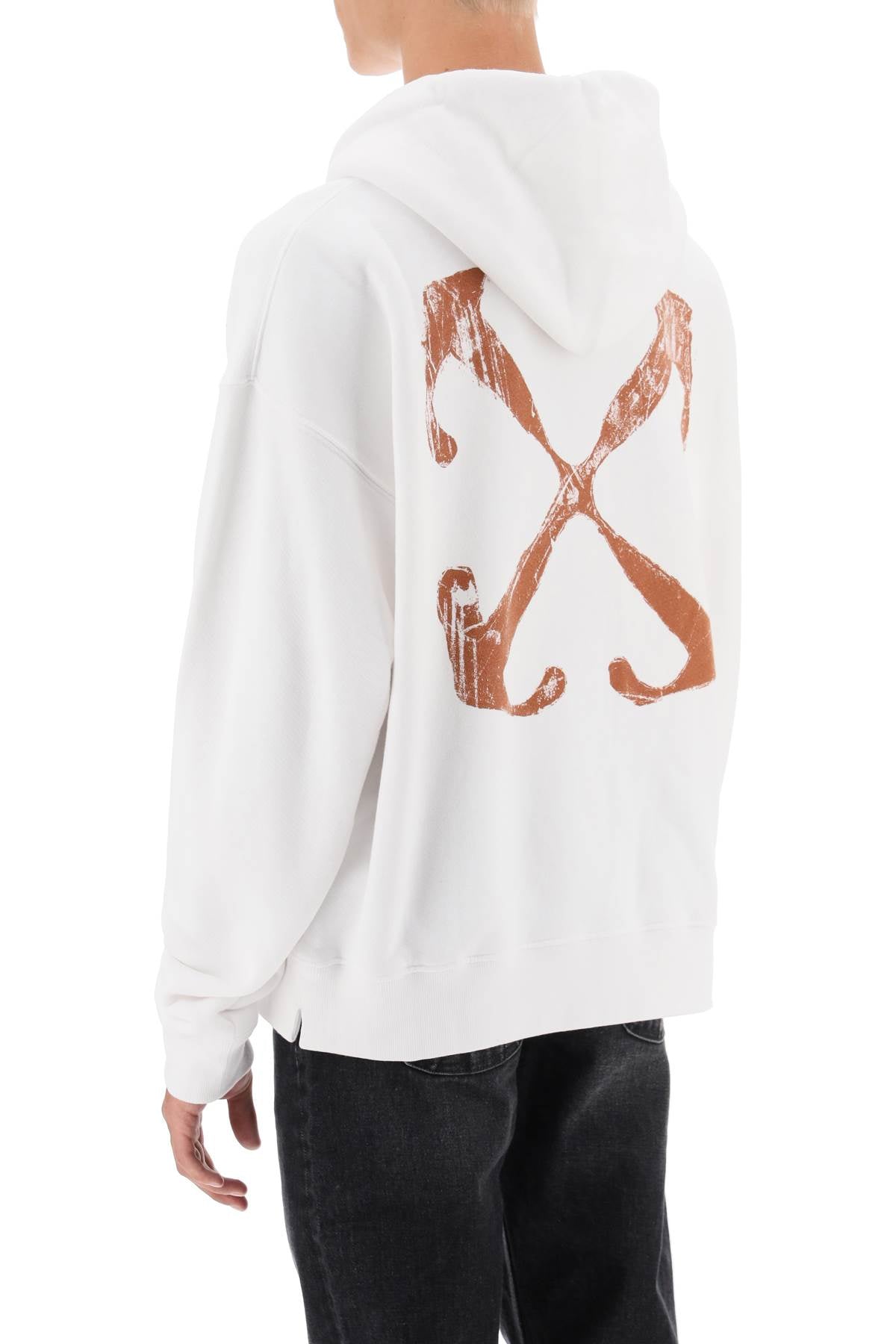 Off-White Off-white hoodie with back arrow print