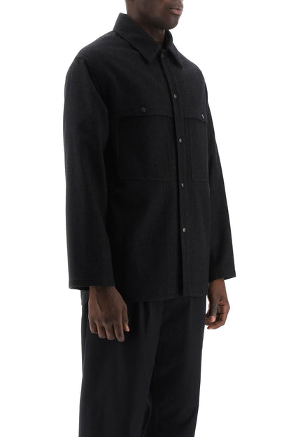 Lemaire Lemaire wool-and-cotton overshirt