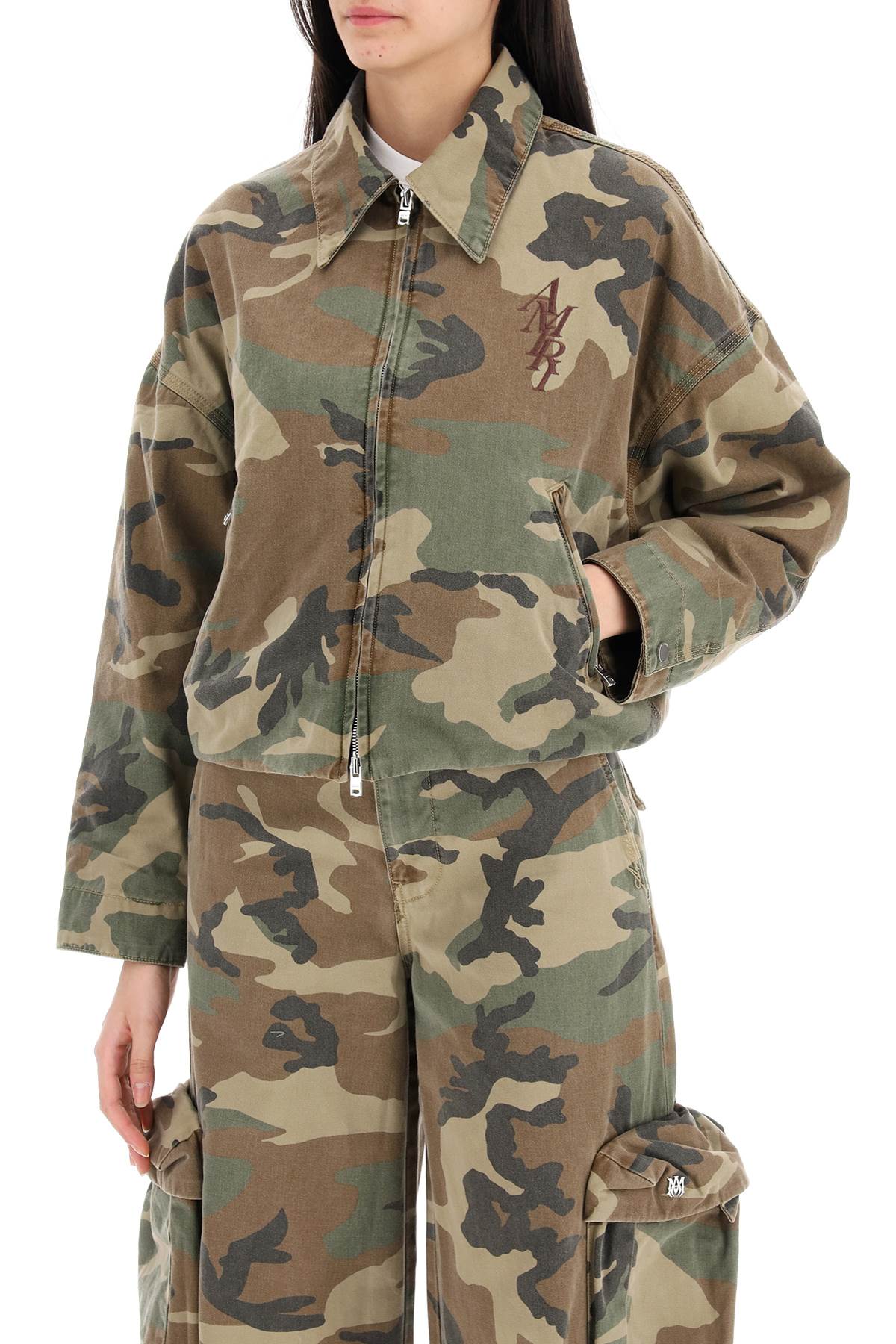 Amiri Amiri "workwear style camouflage jacket