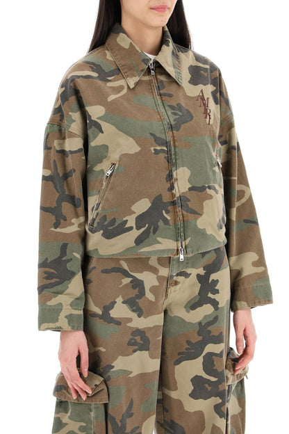Amiri Amiri "workwear style camouflage jacket
