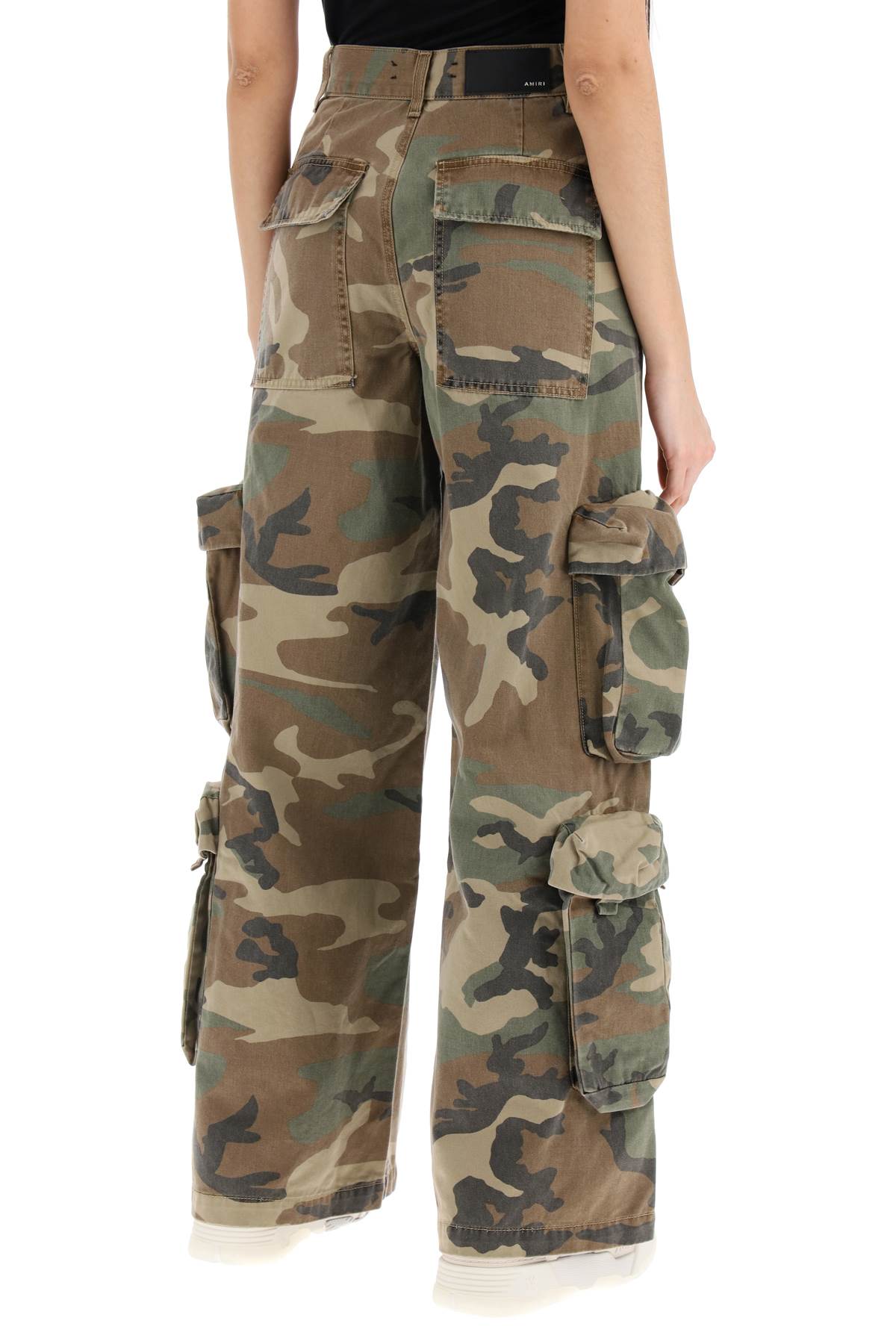 Amiri Amiri baggy cargo camouflage pants