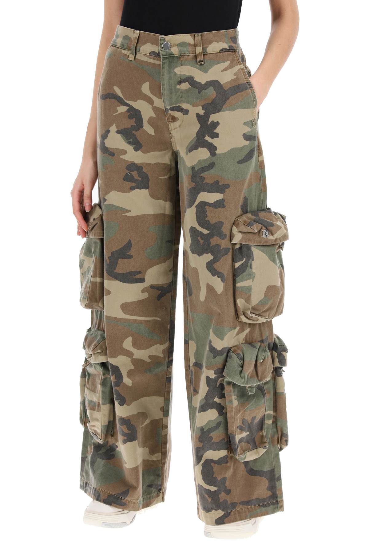 Amiri Amiri baggy cargo camouflage pants
