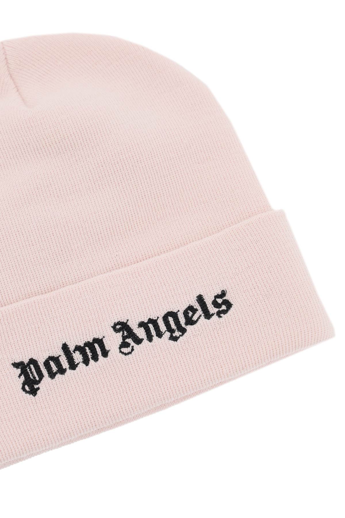 Palm Angels Palm angels embroidered logo beanie hat