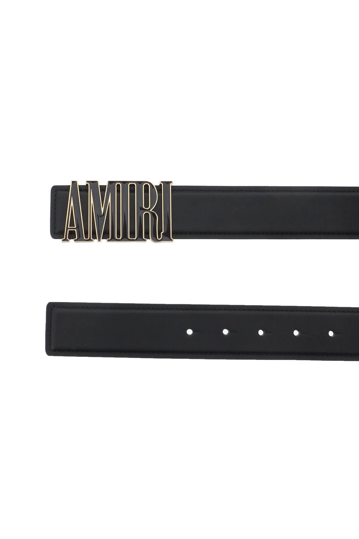 Amiri Amiri logo buckle belt