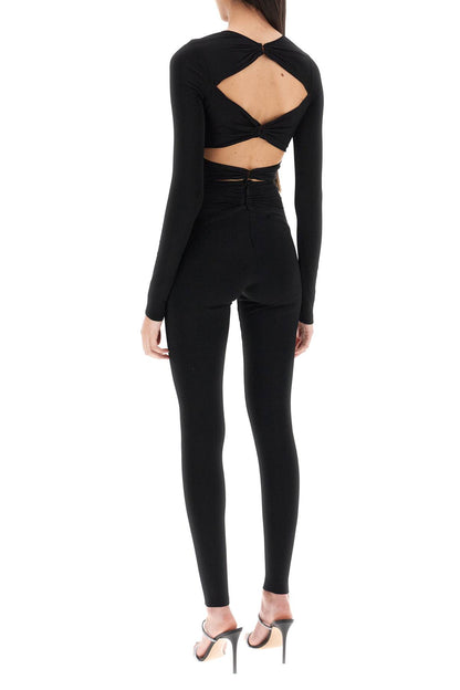Roberto Cavalli Roberto cavalli long-sleeved jumpsuit with cut-outs