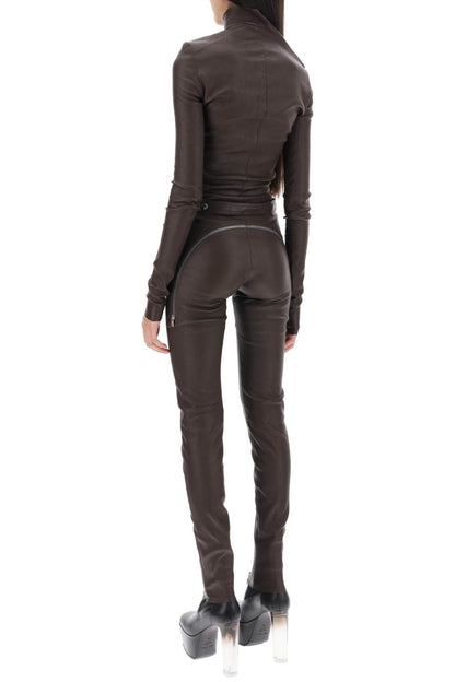 Rick Owens Rick owens jumpsuit in leather