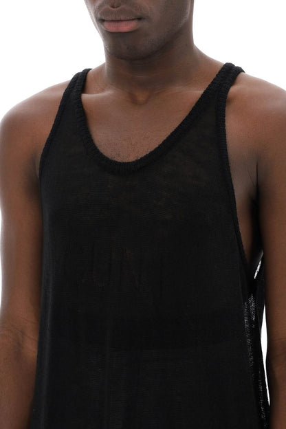 Rick Owens Rick owens "knitted tank top with perforated