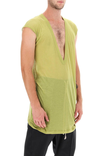 Rick Owens Rick owens 'dylan' maxi t-shirt with v neck