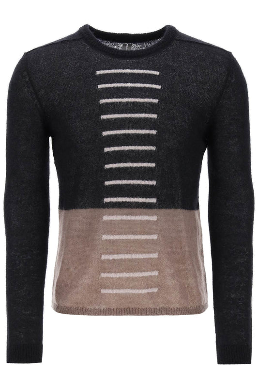 Rick Owens Rick owens 'judd' sweater with contrasting lines