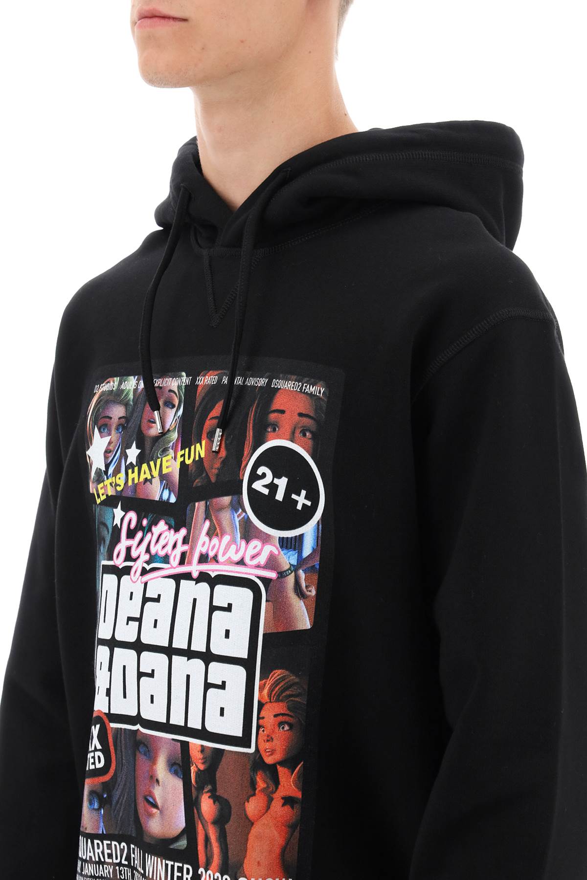 Dsquared2 Dsquared2 cool fit hoodie with print
