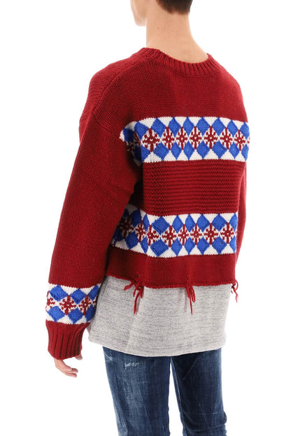 Dsquared2 Dsquared2 canadian hybrid sweater