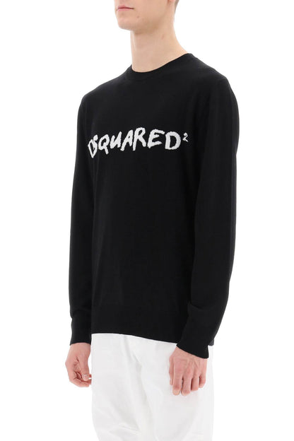 Dsquared2 Dsquared2 textured logo sweater
