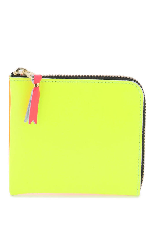 Comme Des Garcons Wallet Comme des garcons wallet super fluo small bifold wallet