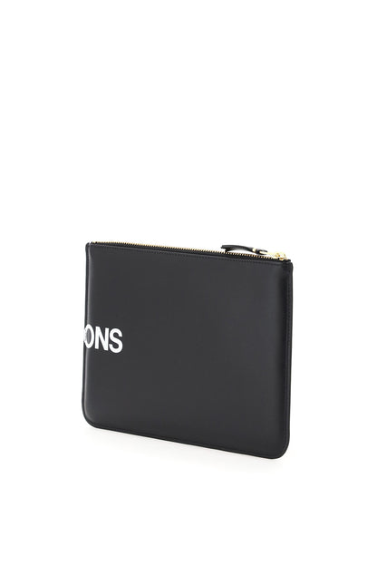 Comme Des Garcons Wallet Comme des garcons wallet leather pouch with logo