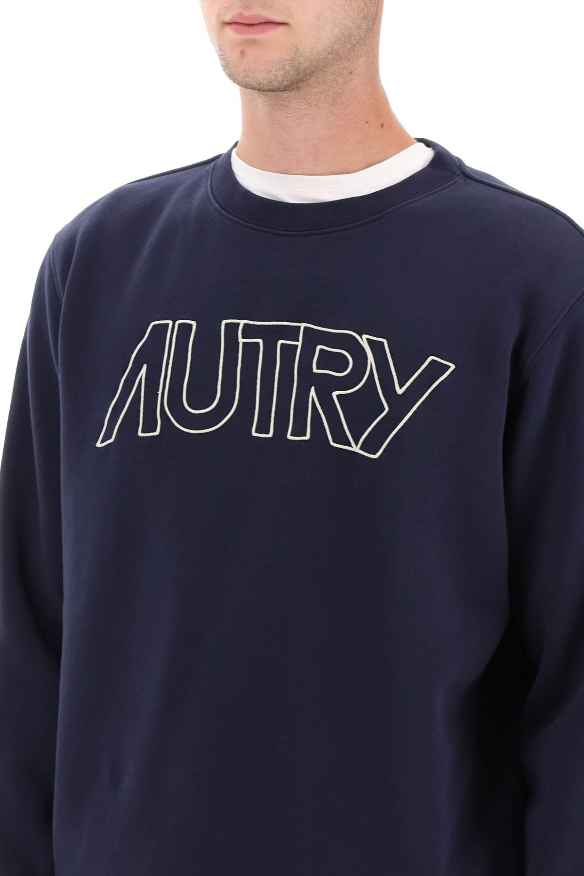 Autry Autry crew-neck sweatshirt with logo embroidery
