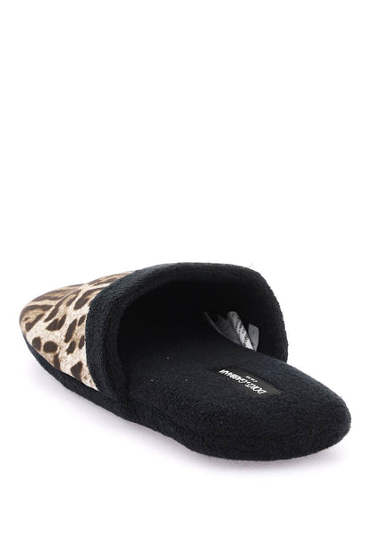 Dolce & Gabbana Dolce & gabbana 'leopardo' terry slippers