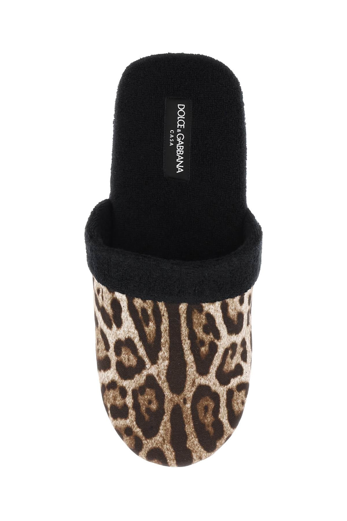 Dolce & Gabbana Dolce & gabbana 'leopardo' terry slippers