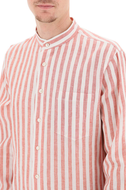 Agnona Agnona striped linen shirt