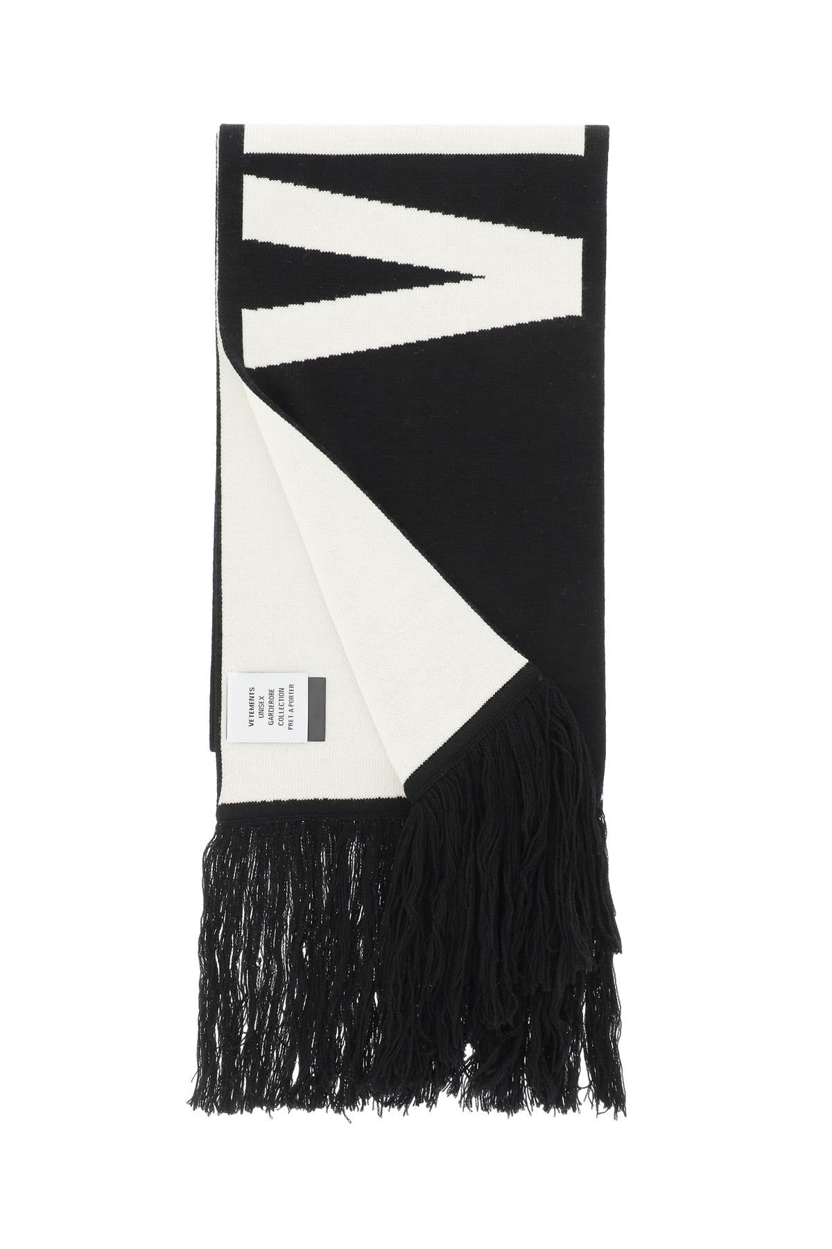 Vetements Vetements double logo scarf