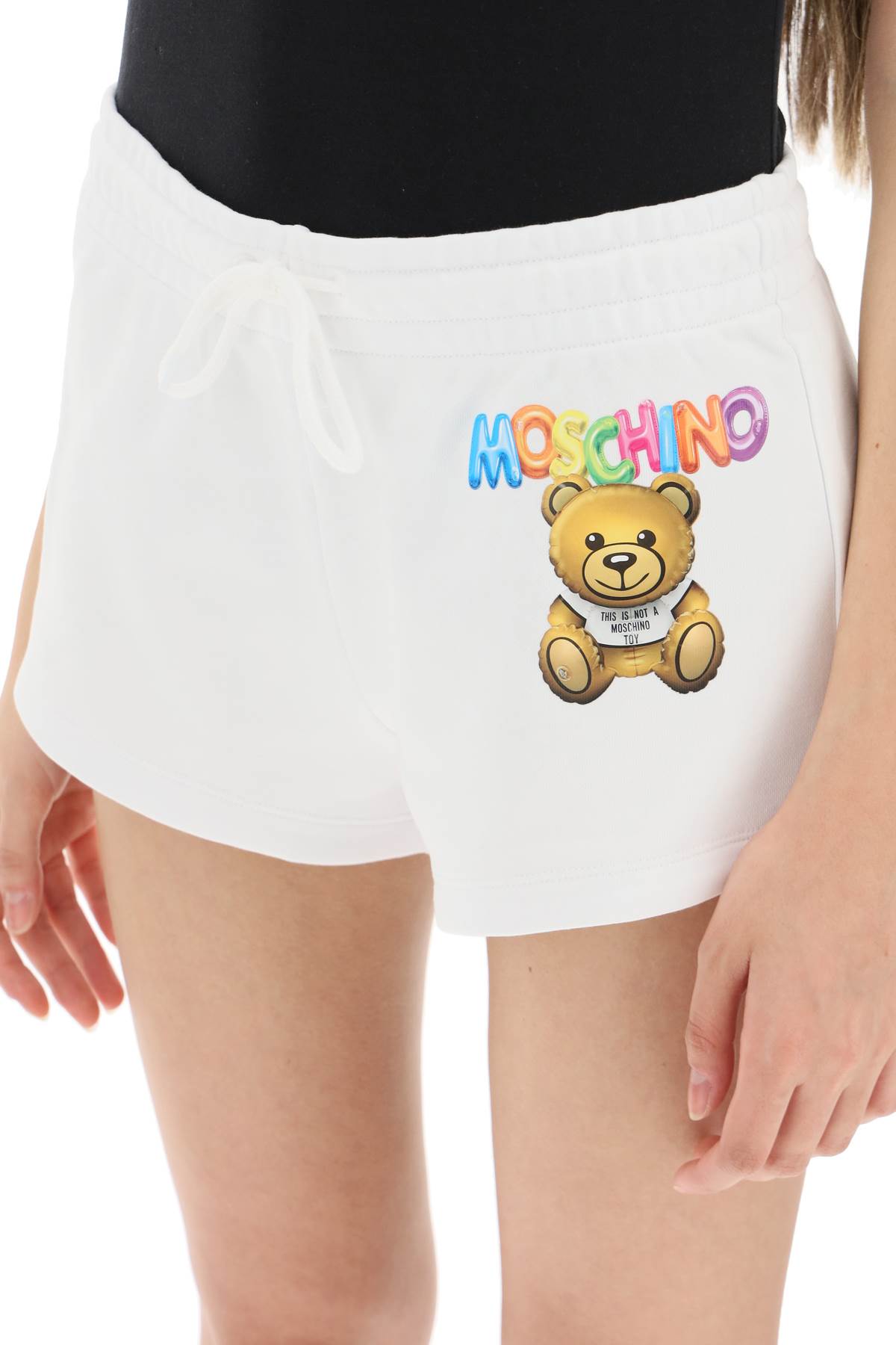 Moschino Moschino logo printed shorts