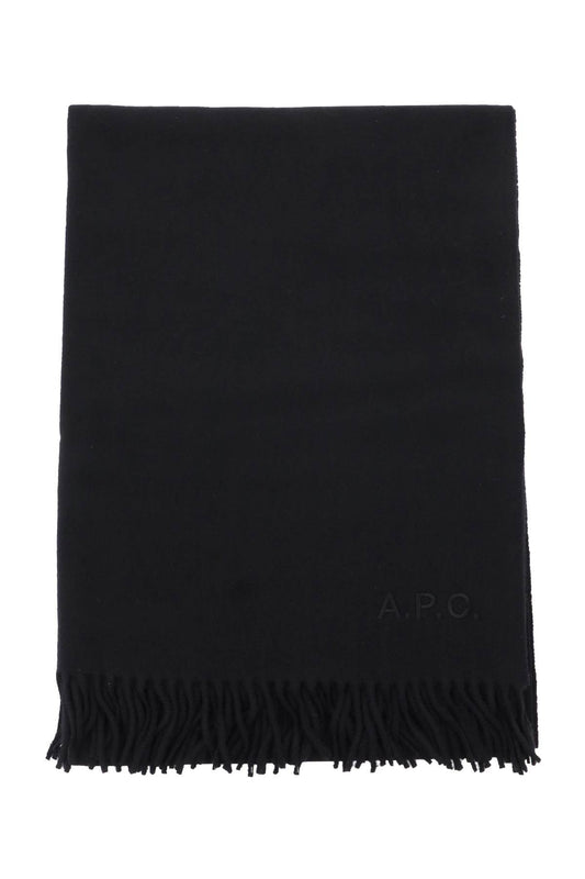 A.P.C. A.p.c. alix brodée wool scarf